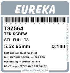 T3Z564 - Tek Screw Steel Full -T3Z564_Label_T